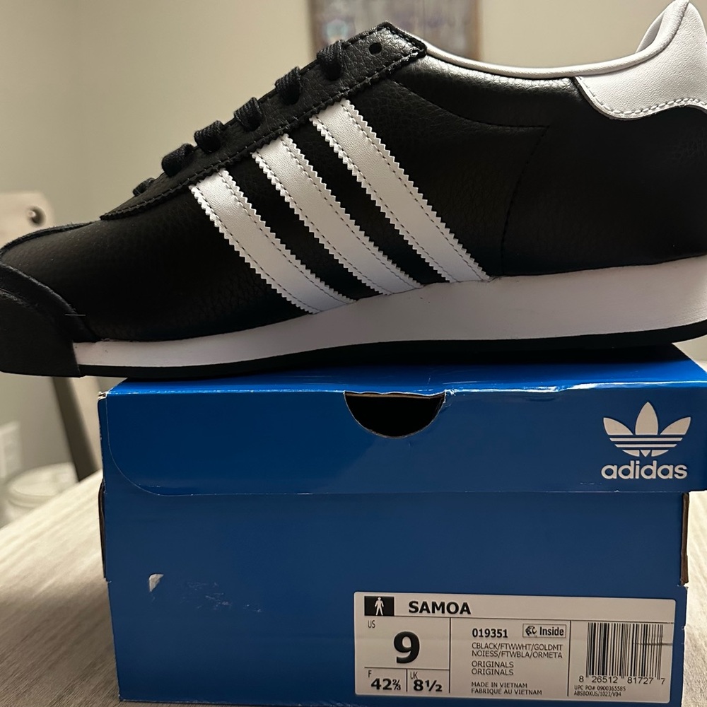 Adidas Black and White Classic Sneakers